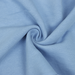Ткань Футер 3-х нитка, Петля, цвет Светло-Голубой (на отрез)  в Северодвинске