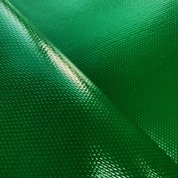 Ткань ПВХ 600 гр/м2 плотная, Зелёный (Ширина 150см), на отрез  в Северодвинске