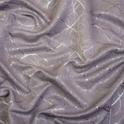 Ткань Блэкаут для штор светозатемняющая 75% &quot;Ледовое тиснение цвет Серый&quot; (на отрез)  в Северодвинске
