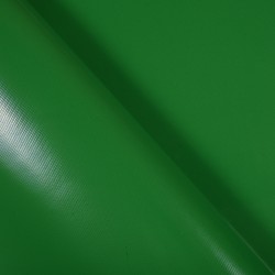 Ткань ПВХ 450 гр/м2, Зелёный (Ширина 160см), на отрез  в Северодвинске