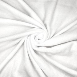 Флис Односторонний 130 гр/м2, цвет Белый (на отрез)  в Северодвинске