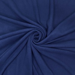 Флис Односторонний 130 гр/м2, цвет Темно-синий (на отрез)  в Северодвинске
