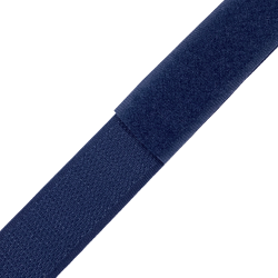 Контактная лента 25мм цвет Тёмно-Синий (Велькро-липучка), на отрез  в Северодвинске