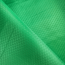 Ткань Оксфорд 300D PU Рип-Стоп СОТЫ, цвет Зелёный (на отрез)  в Северодвинске