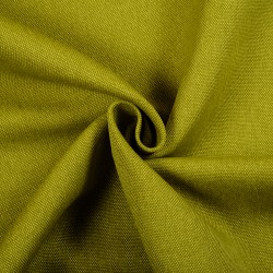 Ткань Рогожка (мебельная), цвет Зелёный (на отрез)  в Северодвинске