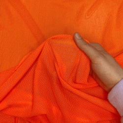 Трикотажная Сетка 75 г/м2, цвет Оранжевый (на отрез)  в Северодвинске
