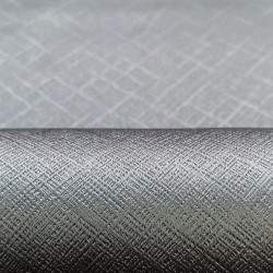 Ткань Блэкаут для штор светозатемняющая 100% &quot;Орнамент Серый&quot; (на отрез)  в Северодвинске